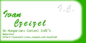 ivan czeizel business card